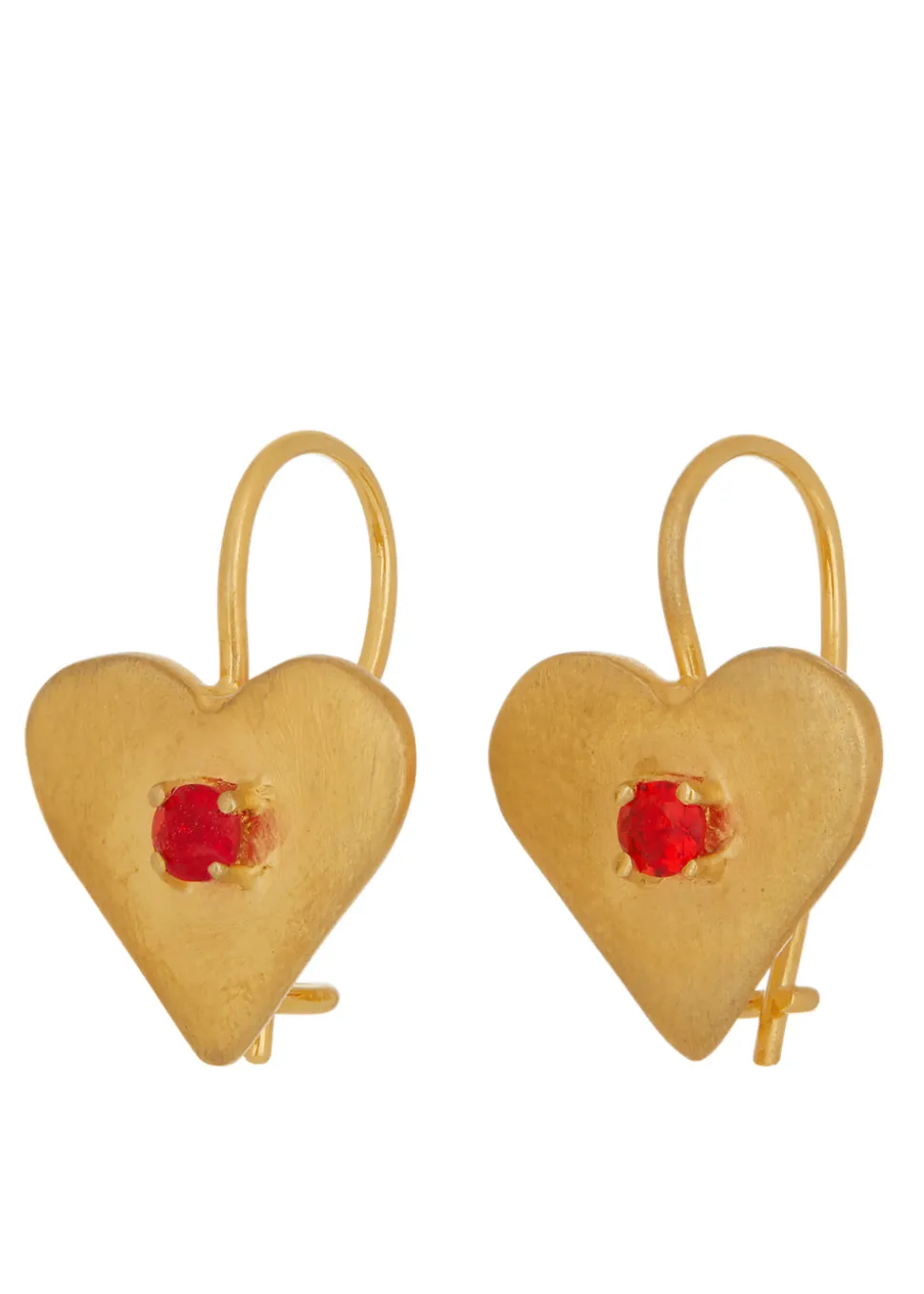 Sweetheart Earrings in Gold
