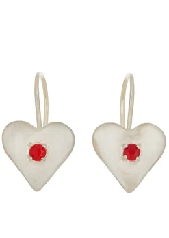 Sweetheart Earrings in Sterling Silver
