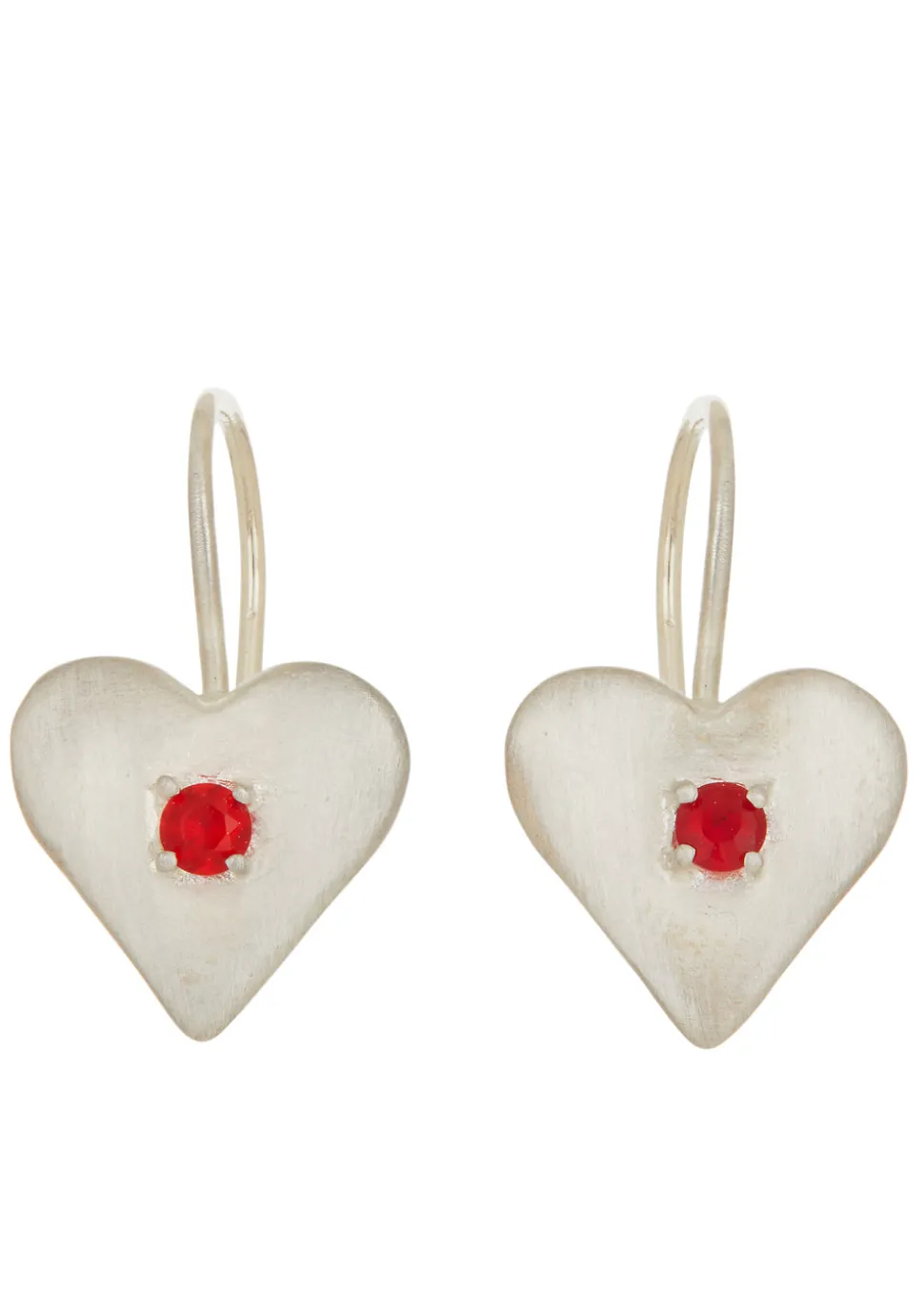 Sweetheart Earrings in Sterling Silver
