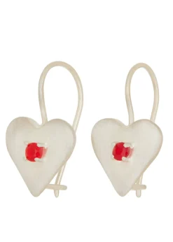 Sweetheart Earrings in Sterling Silver