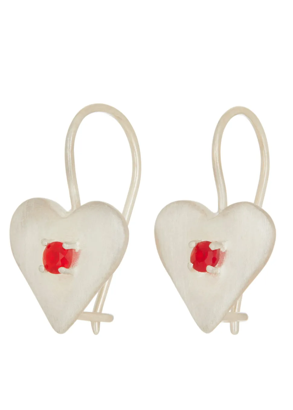 Sweetheart Earrings in Sterling Silver