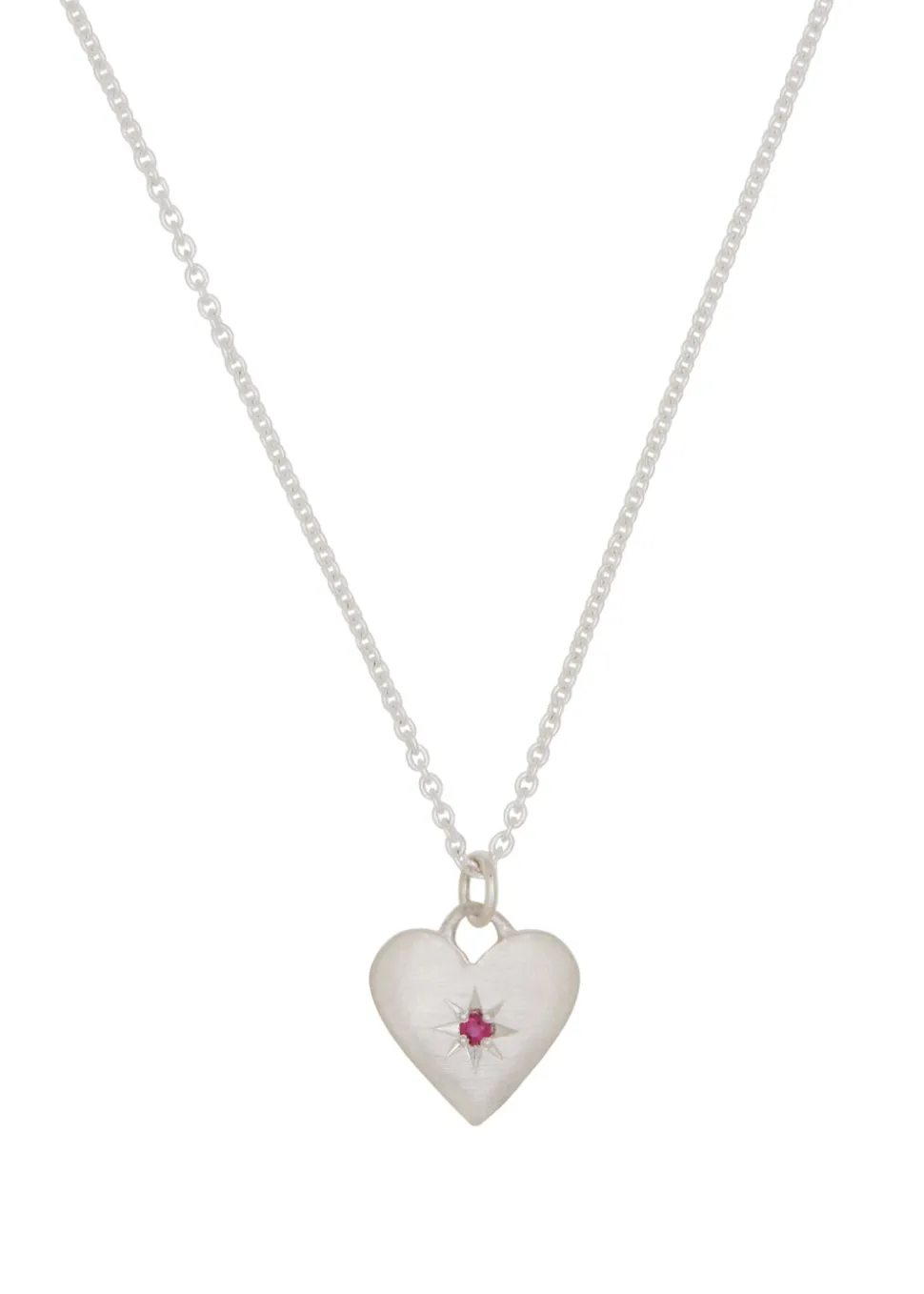 Sweetheart Necklace in Sterling Silver