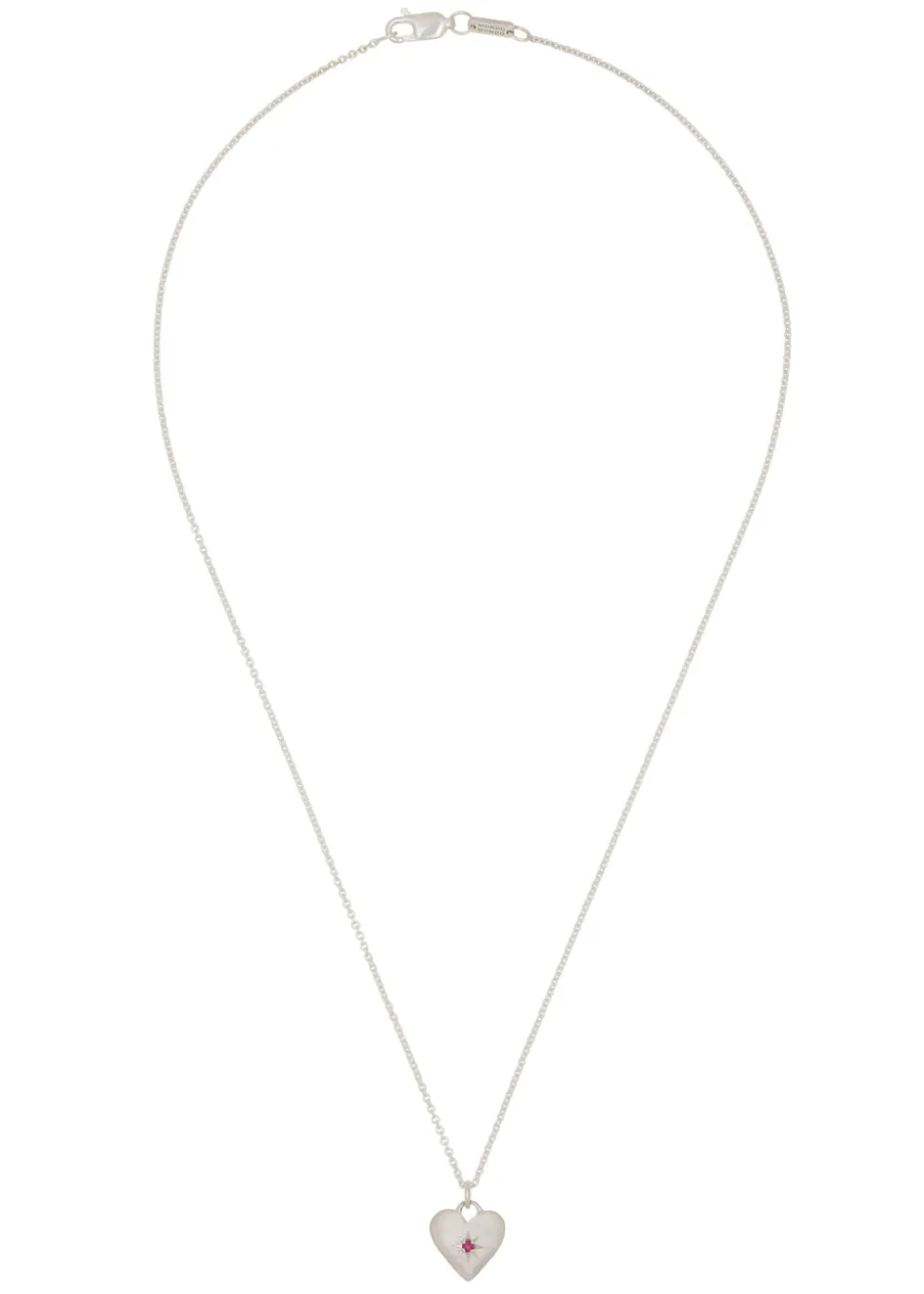 Sweetheart Necklace in Sterling Silver