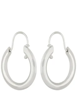 Swivel Hoops in Silver