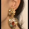 Tropicana Earrings in Gold - Multi