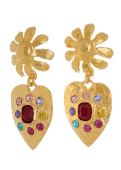 Tropicana Earrings in Gold - Multi