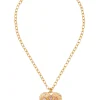 Tropicana Necklace in Gold - Light Blue