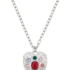 Tropicana Necklace in Silver - Multi