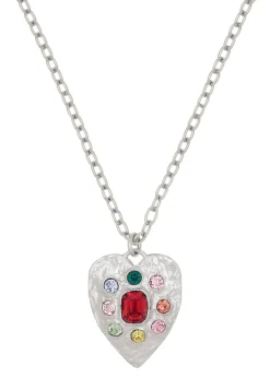 Tropicana Necklace in Silver - Multi