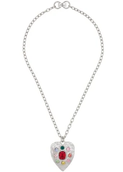 Tropicana Necklace in Silver - Multi