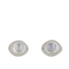 Vero Studs in Silver - Moonstone